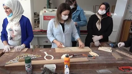 'Geçmişin İzleri Geleceğin Eserleri' projesi kapsamında ahşap atölyesi kuruldu