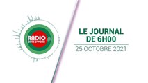 Journal 06h00 du 25 octobre 2021 [Radio Côte d'Ivoire]