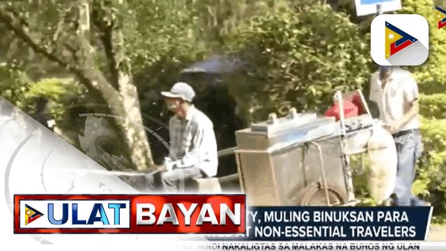 Turismo sa Baguio City, muling binuksan para sa fully vaccinated at non-essential travelers