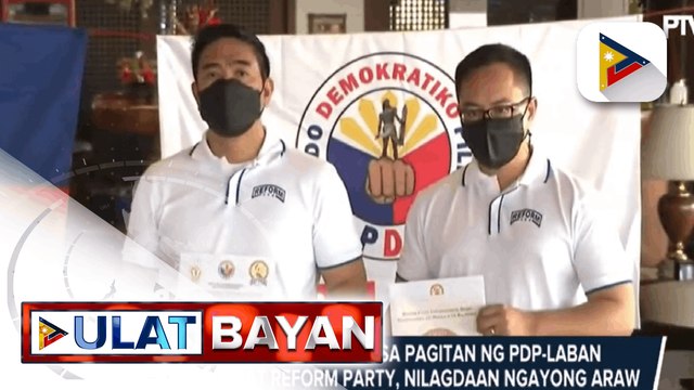 Alliance Agreement sa pagitan ng PDP-Laban Cusi wing at Reform Party, nilagdaan ngayong araw