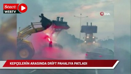Kepçelerin arasında drift yapmak pahalıya patladı