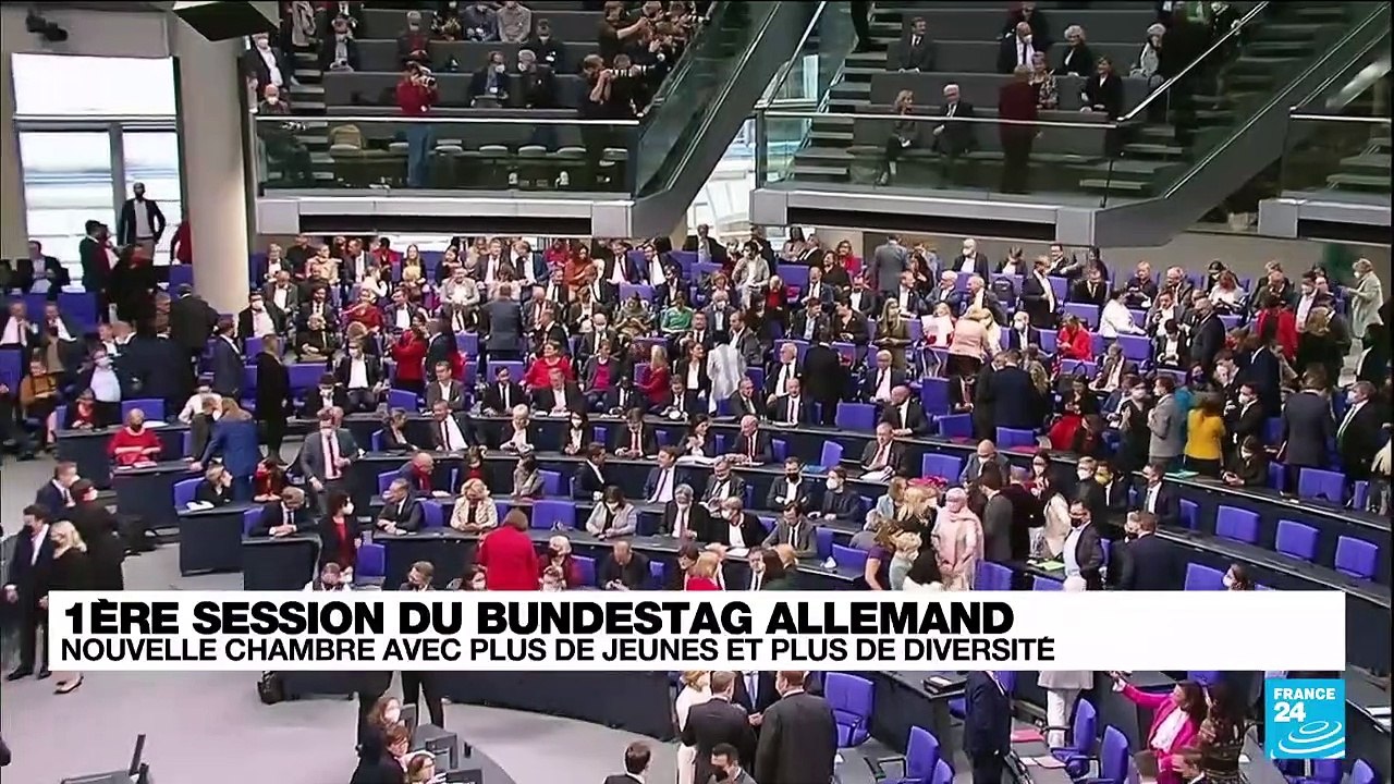 Allemagne : première session du Bundestag en attente d'une coalition