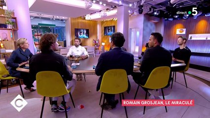 Romain Grosjean dans C à vous.