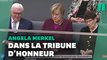 Angela Merkel assiste depuis les tribunes à la nouvelle séance du Bundestag