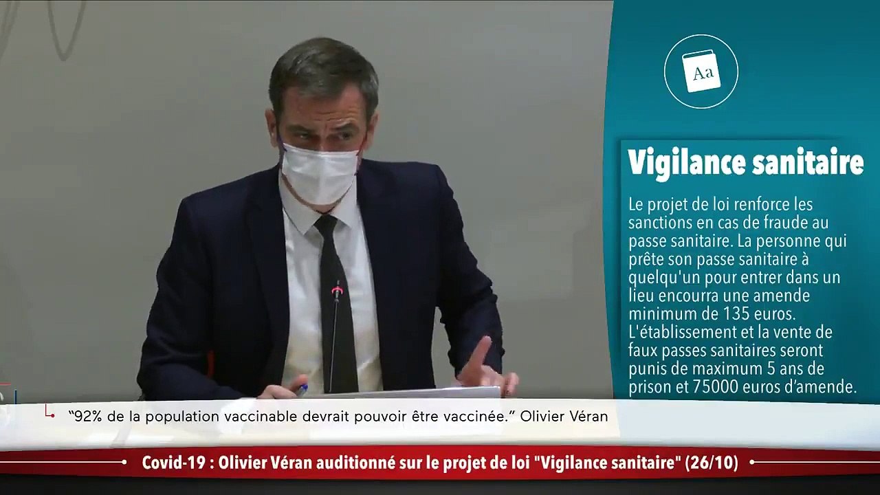 Coronavirus: "Les deux tiers des soignants suspendus sont revenus au travail une fois vaccinés", indique le ministre de la Santé Olivier Véran - VIDEO
