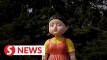 'Squid Game' doll at Seoul park draws fans