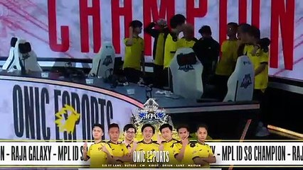 ONIC ESPOTS CHAMPION OF MPL ID S8 !!!