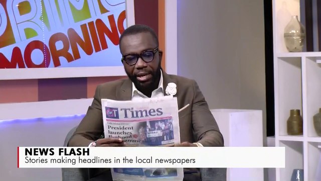 News Flash: Stories making headlines in the local newspaper - Prime Morning on Joy Prime (26-10-21)