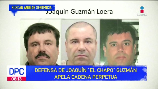 Defensa de Joaquín El Chapo Guzmán apela cadena perpetua