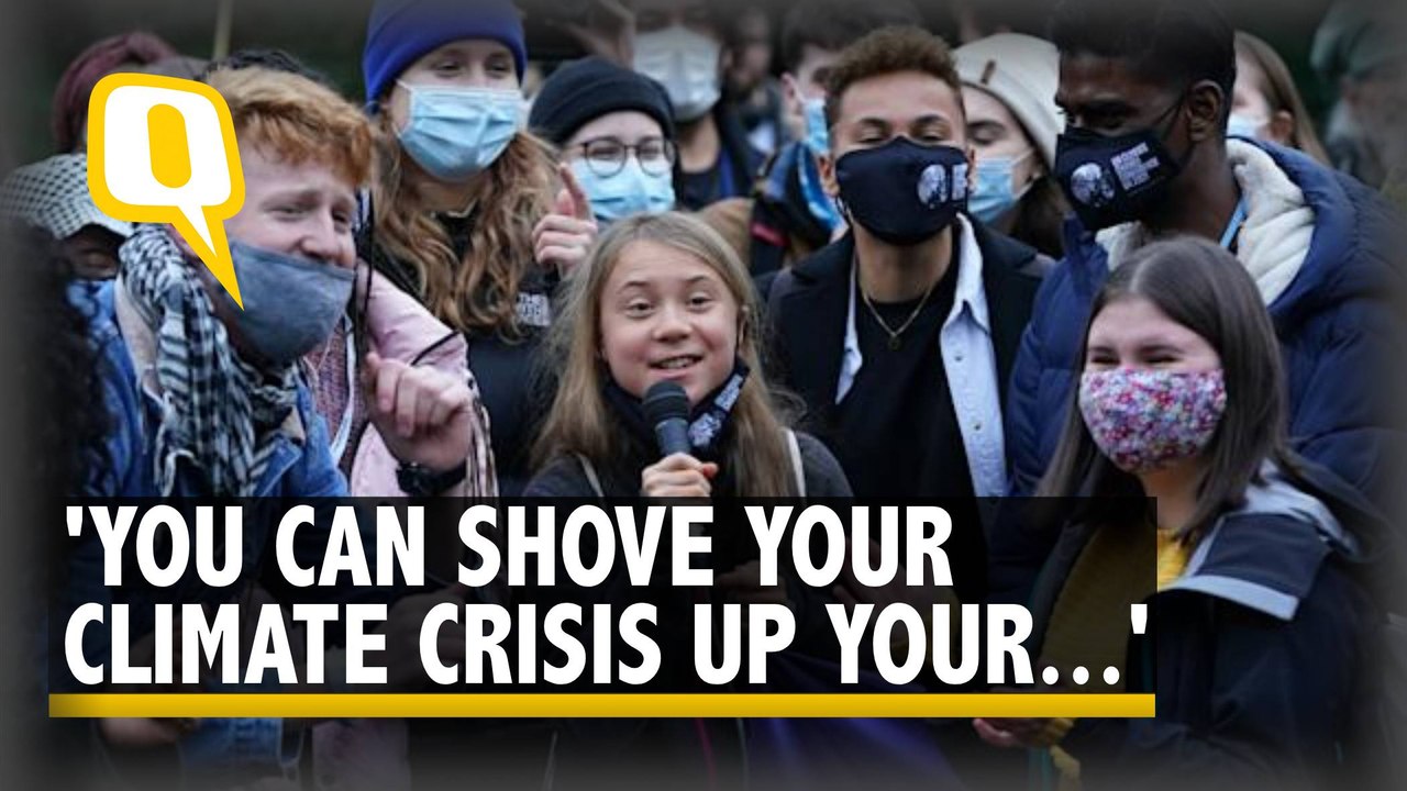 Greta Thunberg Has a Song for World Leaders at COP26: 'You Can Shove Your Climate Crisis Up Your...'