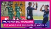PAK vs NAM Stat Highlights T20 World Cup 2021: Babar Azam, Mohammad Rizwan Shine in Dominant Win