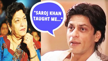 An Advice By Saroj Khan That Made Shahrukh Khan Richest Actor