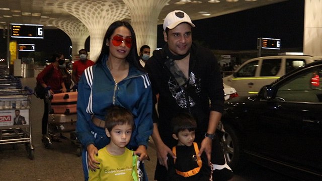 Kashmera Shah & Krushna Abhishek बच्चों संग दीवाली वेकेशन पर निकले गोवा; Watch video | FilmiBeat