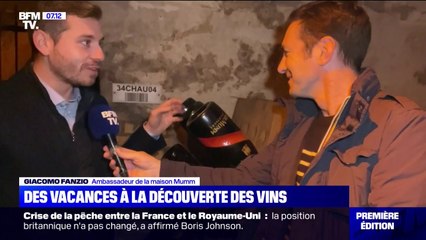 L'œnotourisme reprend à la célèbre maison de champagne Mumm