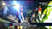 Tebing Setinggi 20 Meter Longsor di Kolmas Lembang