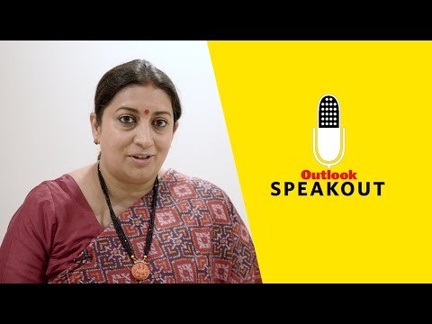 Outlook SpeakOut 2019 | Smriti Irani, Union Minister of Women & Child Development and Textiles