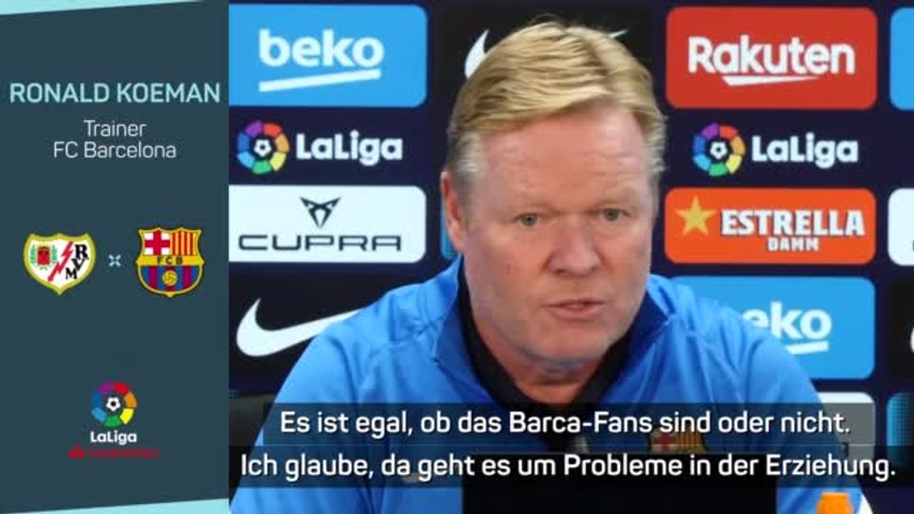 Koeman: Fan-Attacken 'Problem in der Erziehung'
