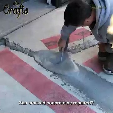fixing driveway crack Concrete Project From Beginning To End Concrete Resurfacing Repair Tutorial