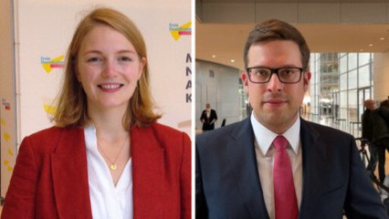Two fresh faces in Germany's new parliament