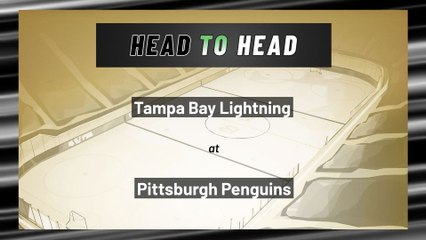 Pittsburgh Penguins vs Tampa Bay Lightning: Moneyline
