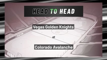 Colorado Avalanche vs Vegas Golden Knights: Over/Under