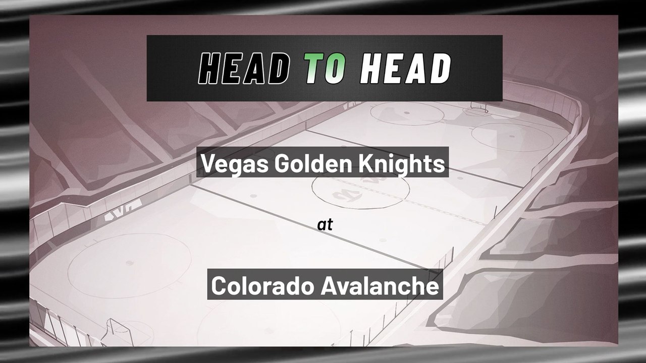 Colorado Avalanche vs Vegas Golden Knights: Over/Under