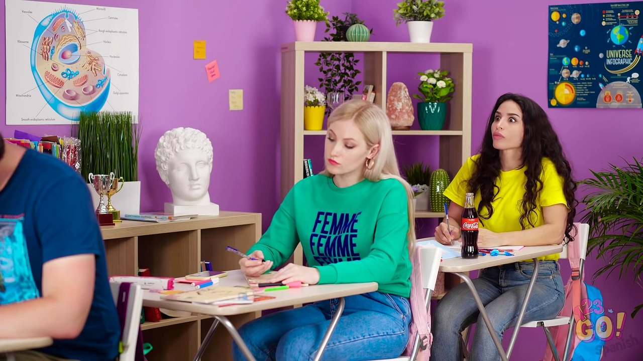 TRUCOS FEMENINOS Y ASOMBROSOS PARA EL CABELLO || Consejos geniales para el pelo por 123 GO!