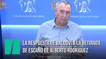 La respuesta de Baldoví a la retirada de escaño de Alberto Rodríguez