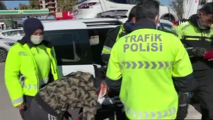 Bursa'da çalıntı araçla şehir turuna polis 'dur' dedi