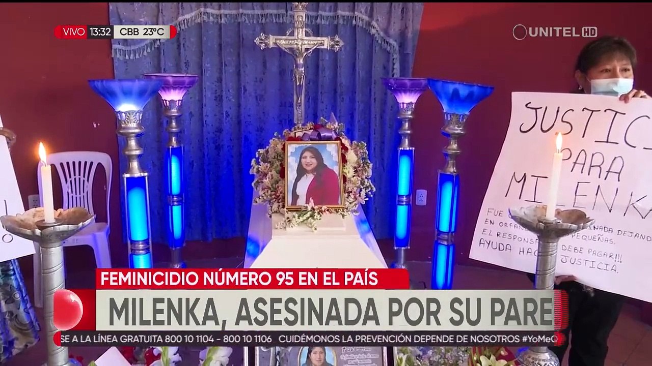 Milenka presentó una denuncia por violencia intrafamiliar contra su pareja en enero de 2020