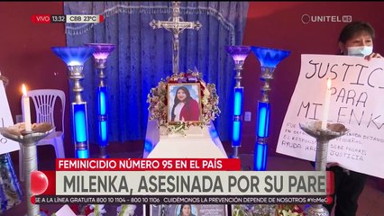 Milenka presentó una denuncia por violencia intrafamiliar contra su pareja en enero de 2020