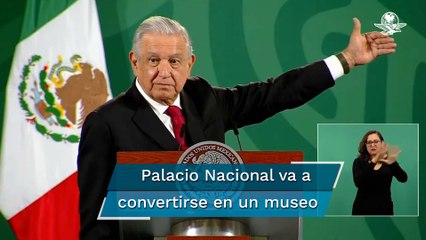 AMLO anuncia conversión de Palacio Nacional en museo antes de que termine su gobierno
