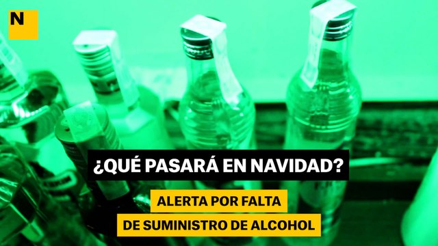 Alerta por la falta de suministro de alcohol: ¿qué pasará en Navidad?
