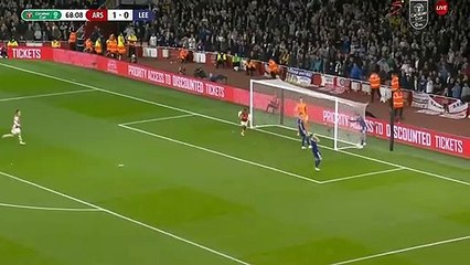 Edward Nketiah Goal - Arsenal vs Leeds United 2-0 25/10/2021