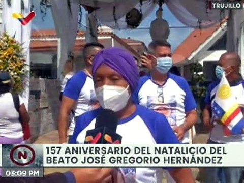 Feligreses en Trujillo celebran 157 años del natalicio del Beato José Gregorio Hernández