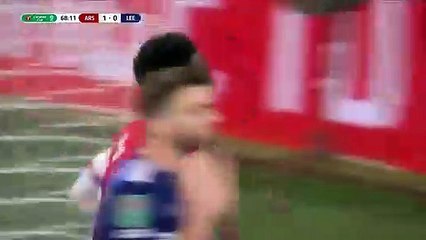Edward Nketiah Goal -  Arsenal 2-0 Leeds  - 26.10.2021