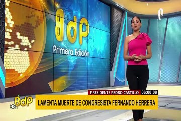 Esposa de fallecido congresista de Perú Libre: se habría “saturado demasiado” por trabajo