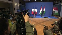 Budapest: Marine Le Pen sul tappeto rosso del sovranismo europeo