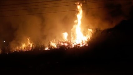 حريق على شريط السكك الحديدية في المنوفية.. وانتقال سيارات الإطفاء