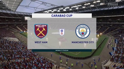 West Ham vs Manchester City || Carabao Cup - 27th October 2021 || Fifa 21