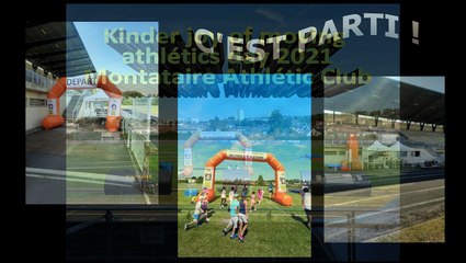 Montage photos et vidéo après midi porte ouverte Kinder Joy Of Moving Athlétics Day SEPTEMBRE 2021
