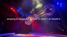 New live amazing & dangerous wheel of death at fossett's circus show