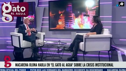 Entrevista completa Macarena Olona en El Gato al Agua | 26/10 /21
