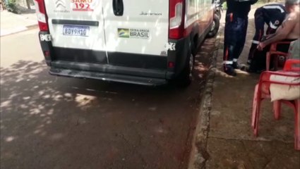 Idoso com sangramento inestancável é socorrido no Tarumã