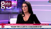 Macarena Olona: 'Delgado tiene la llave de la ilegalización de VOX'