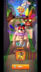 Mummy Crash Bandicoot Skin Gameplay - Crash Bandicoot: On The Run! (Bandicoot Pass Tier 10 Reward)