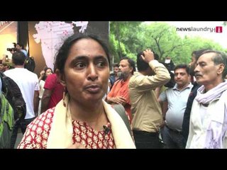 Newslaundry speaks to Kavita Krishan at #NotInMyName protest