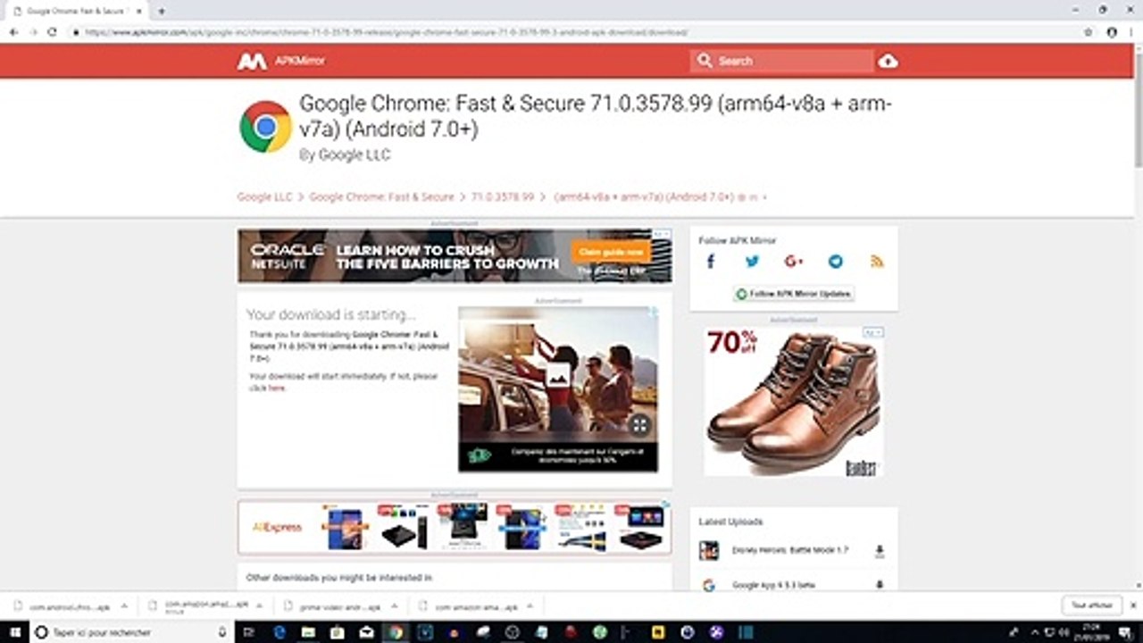 Comment installer une application Android (.apk) sur Android TV