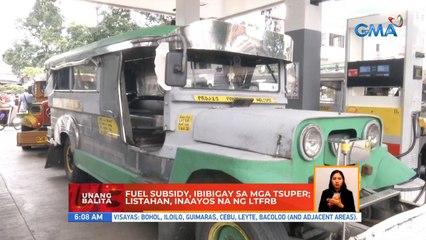 Fuel subsidy, ibibigay sa mga tsuper; listahan, inaayos na ng LTFRB | UB