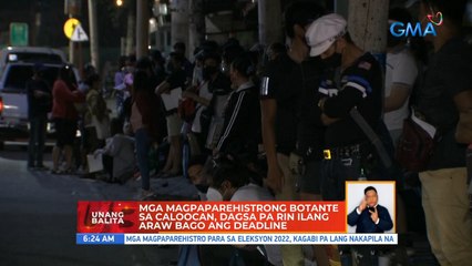 Mga magpaparehistrong botante sa Caloocan, dagsa pa rin ilang araw bago ang deadline | UB